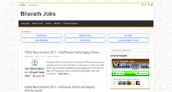 Desktop Screenshot of bharathjobs.in