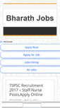 Mobile Screenshot of bharathjobs.in